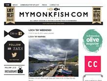 Tablet Screenshot of mymonkfish.com